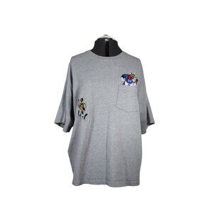 Warner Bros 1996 vintage crew neck‎ Tas Wile E Coyote crew neck football shirt